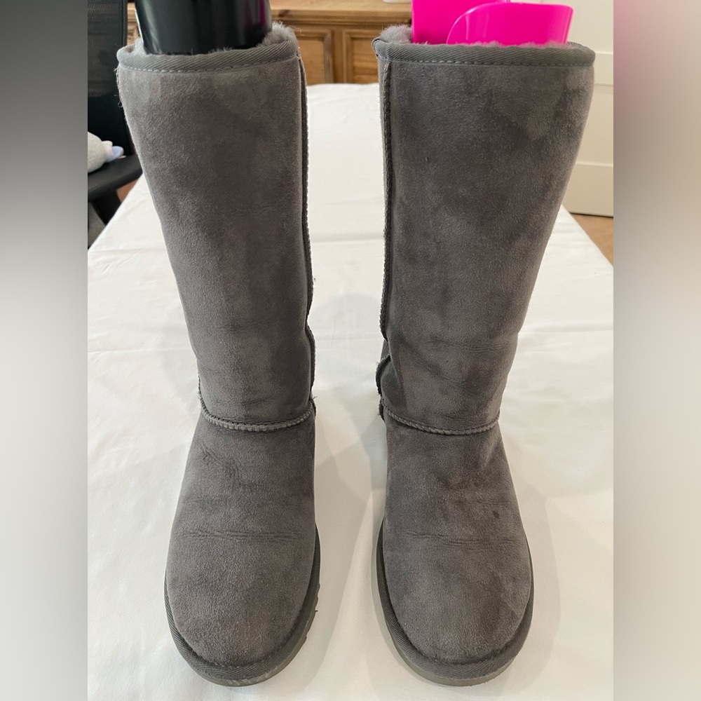 UGG Charcoal Suede Winter Boots